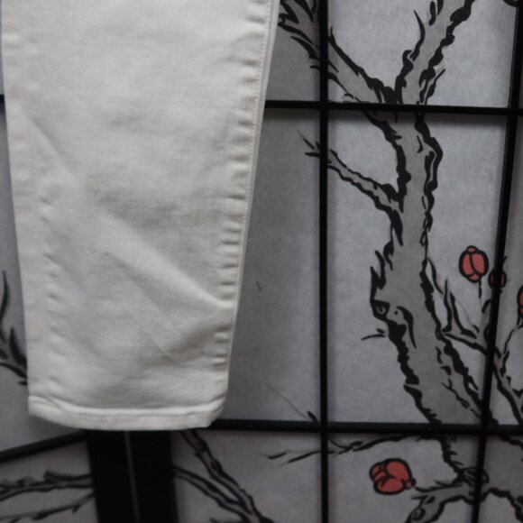 J. Crew Stretch White Denim Skinny Jeans Size 27/30 - Picture 7 of 10